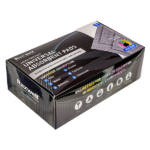 A pack of three Raxwell Heavyweight black absorbent pads