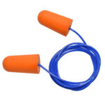 Bullet-Style corded earplugs dispenser_Orange