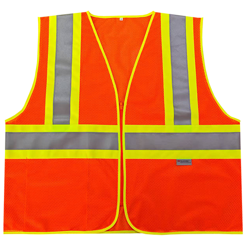 Class 2 Deluxe Orange Safety Vest