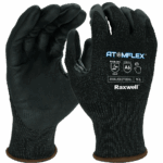 A Pair of Black Raxwell ATOMFLEX® Cut-resistant gloves