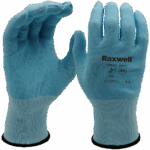 A Pair of Raxwell light blue cut-resistant gloves