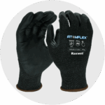 Black Raxwell ATOMFLEX® A6 Cut-resistant gloves