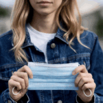 Raxwell Blue 3-Ply Face Mask with Ear Loops