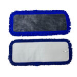 RJF1087_24in Blue:Gray Microfiber Dust Mop Head+Velcro