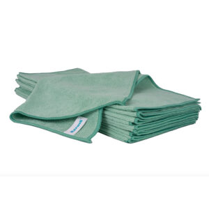 Raxwell 16x16 Microfiber Cleaning Cloths Green 12 Pack – Scratch-Free Automotive Detailing Towels
