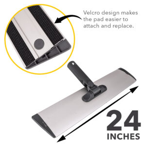 professional janitorial microfiber mop frame cleaning large facility floors